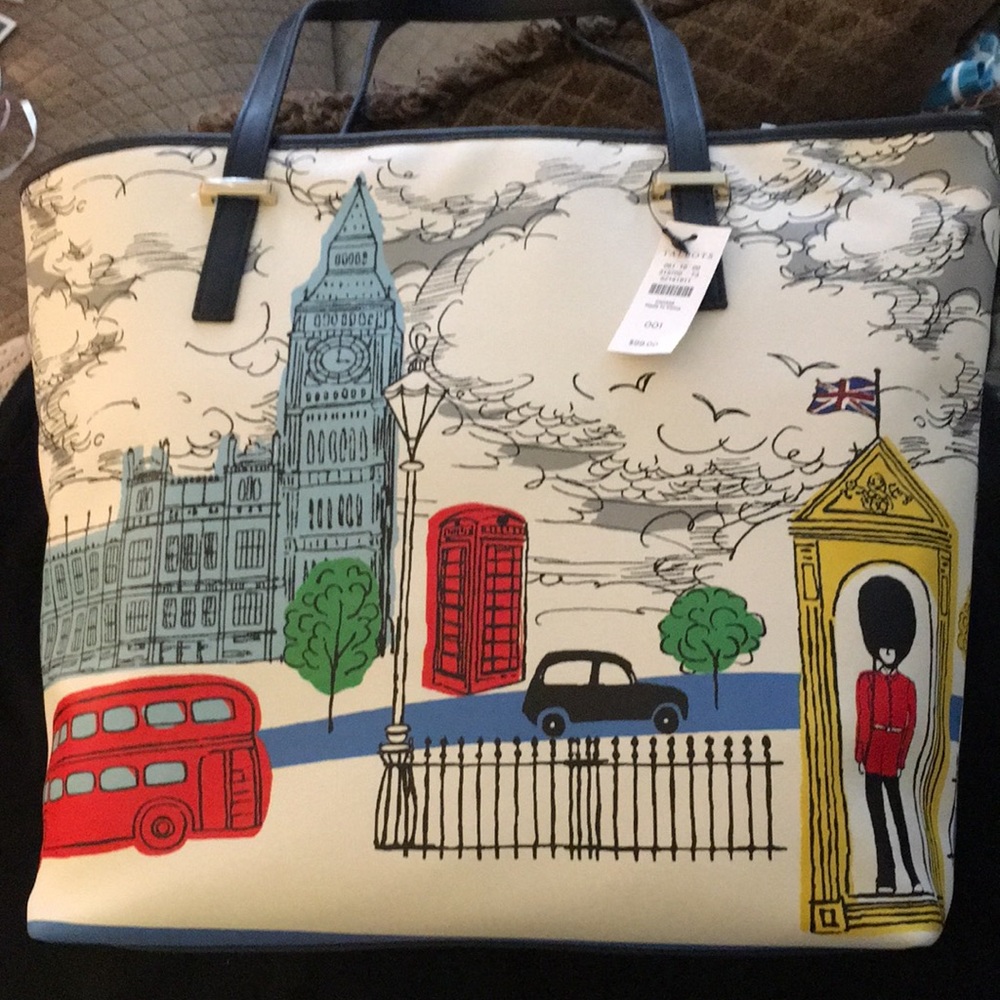 Talbots London Destination Tote NWT